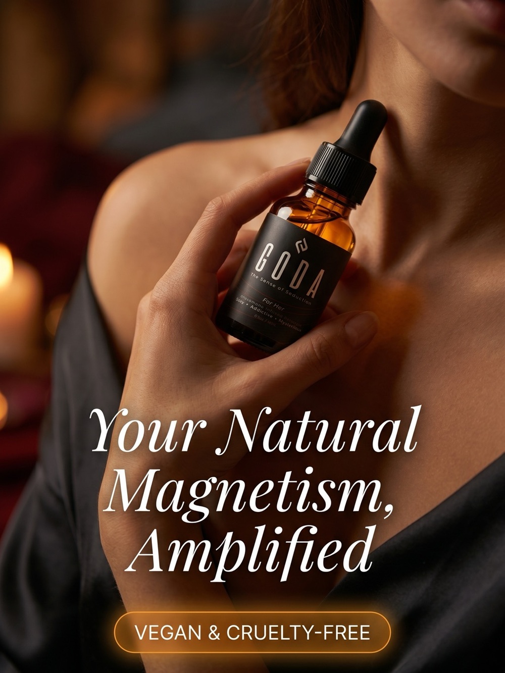 God For her body Oil  – Black Label, Vegan & Cruelty-Free